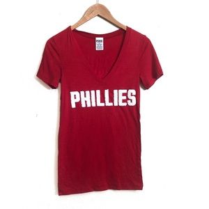 Philadelphia Phillies baseball tee PINK #A41